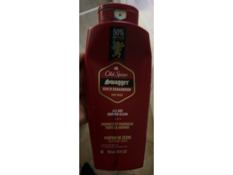 Old Spice Swagger Body Wash, Cedarwood, 24 fl oz/709 mL