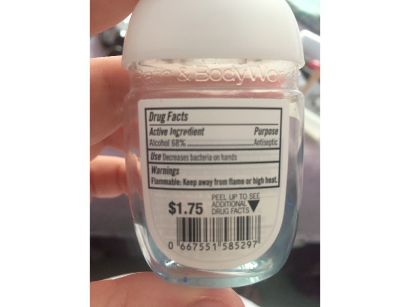 Bath & Body Works Pocketbac Anti-Bacterial Hand Gel, Merry Berry Kiss, 1 fl oz/29 mL