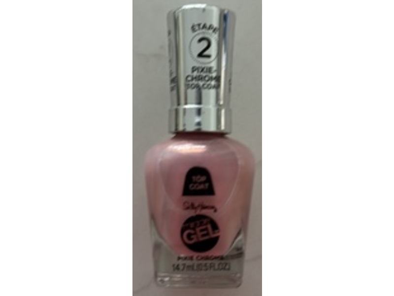 Sally Hansen Miracle Gel Top Coat, 111 Pixie Chrome, 0.5 fl oz/14.7 mL