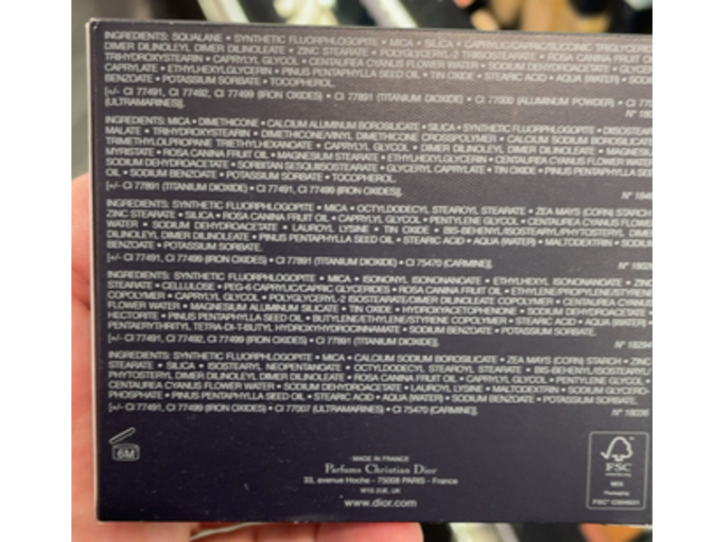 Dior Eye Shadow Palette, 689, 0.24 oz