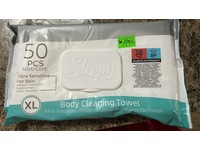 Sleepy Body Cleaning Towel, XL, 50 Count - thumbnail 2