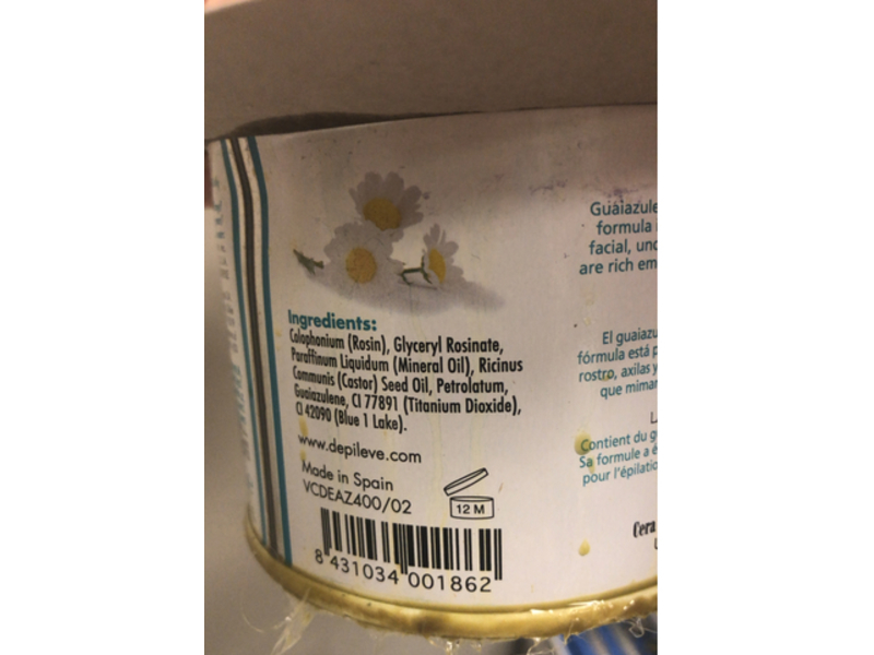 Depileve Azulene Cream Rosin, 14 oz