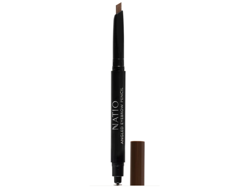 Natio Angled Eyebrow Pencil, Dark Brown, 0.007 oz/0.2 g