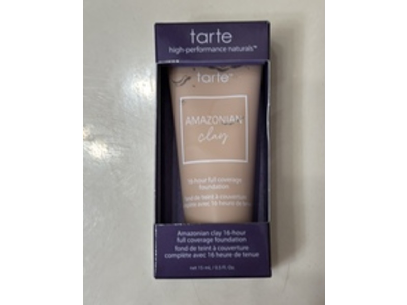 Tarte Amazonian Clay Full Coverage Foundation, 32S Medium Sand, 0.5 fl oz/15 mL