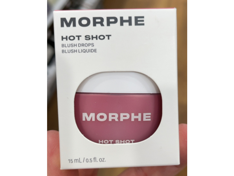 Morphe Hot Shot Blush Drops, Flex Symbol, 0.5 fl oz/15 mL