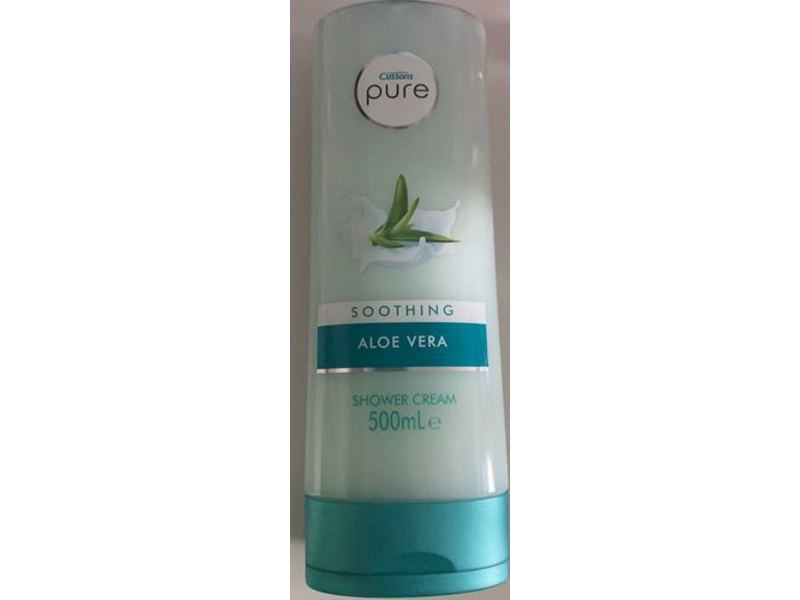 Cussons Pure Soothing Shower Cream, Aloe Vera, 500 mL
