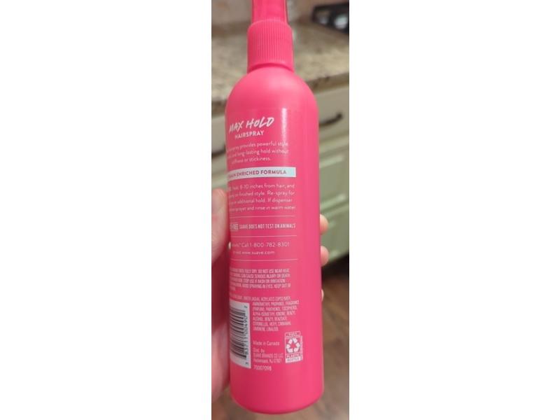 Suave Max Hold Hairspray, 11 fl oz/325 mL