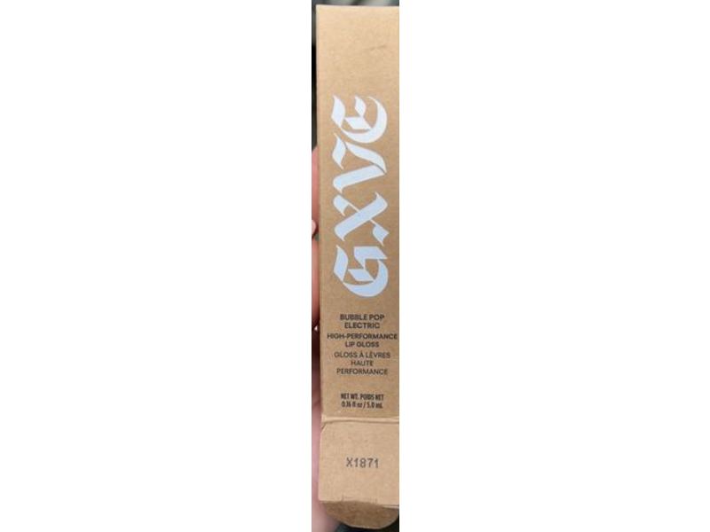 GXVE Bubble Pop Lip Gloss, Sweet Tooth, 0.16 fl oz/5 mL