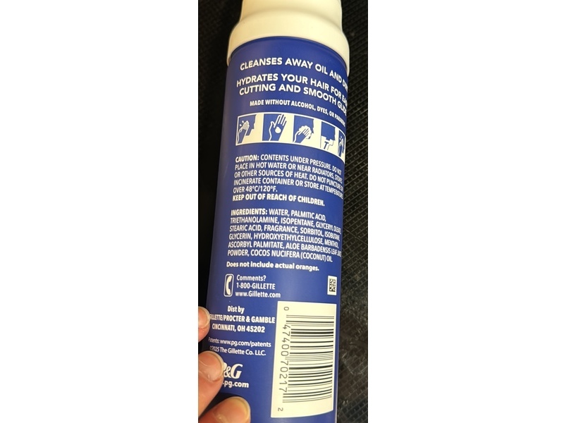 Gillette Shave Gel, Island Breeze, Vitamin C + Aloe & Coconut Oil, 7 oz/198 g, Pack Of 3