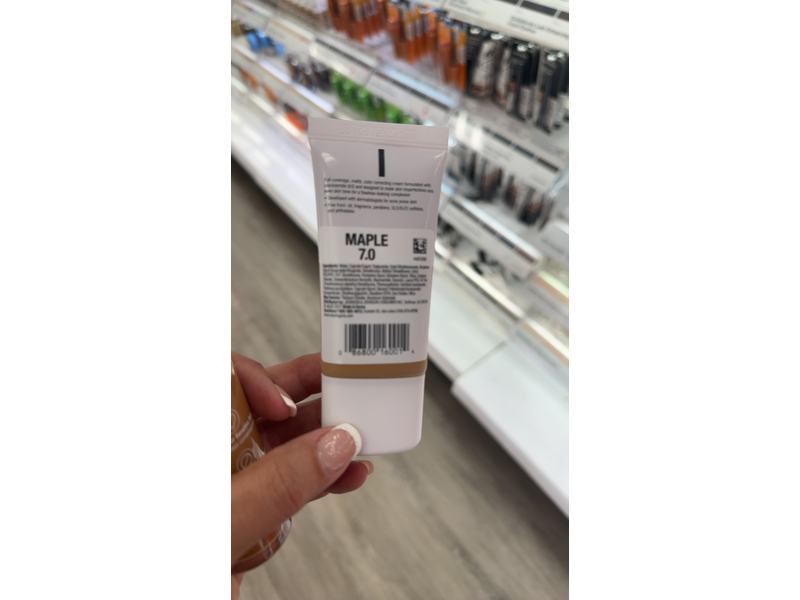 Neutrogena Clear Coverage Flawless Matte Cc Cream, Maple, 7.0, 1 oz/28 g