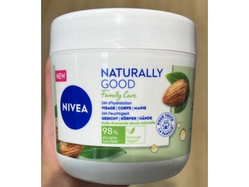 Nivea Naturally Good Family Care, 450 mL