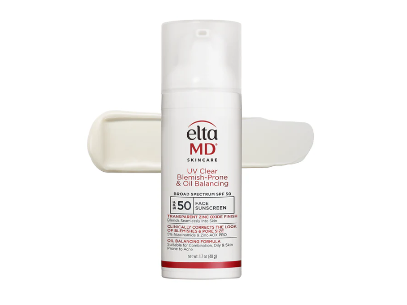 Eltamd Uv Clear Blemish-Prone & Oil Balancing, SPF 50, 1.7 oz/48 g