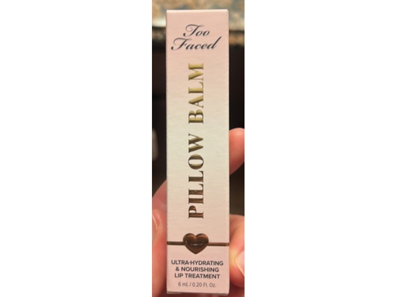 Too Faced Pillow Balm Lip Treatment, Hot Cocoa Kiss, 0.20 fl oz/6 mL