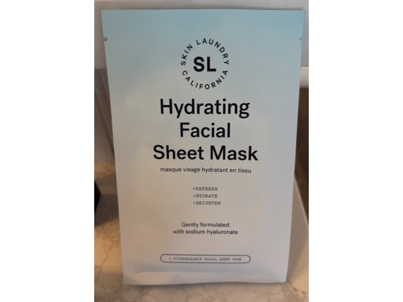 Skin Laundry Hydrating Facial Sheet Mask, Sodium Hyaluronate
