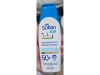 Boots Soltan Kids Sensitive & Sun Allergy Protect Suncare Lotion, SPF 50+, 200 mL - thumbnail 2