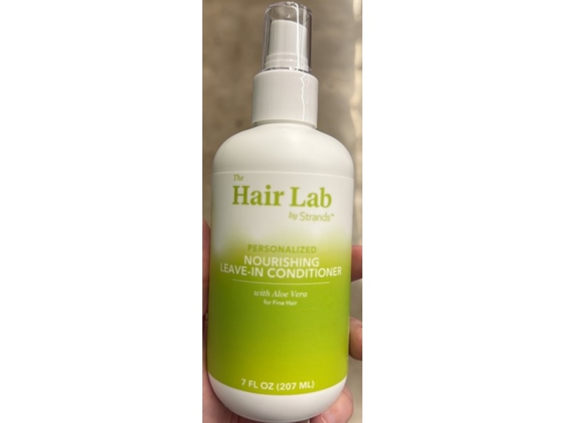 The Hair Lab By Strands Personalized Nourishing Leave-In Conditioner, Aloe Vera, 7 fl oz/207 mL