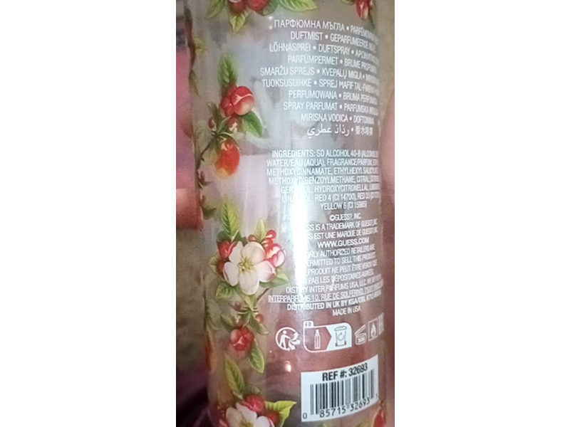 Guess Love Sheer Attraction Fragrance Mist, 8.4 fl oz/250 mL