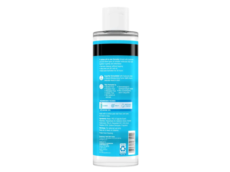 Neutrogena Hydro Boost Micellar Water, Hyaluronic Acid, 13.5 fl oz/400 mL