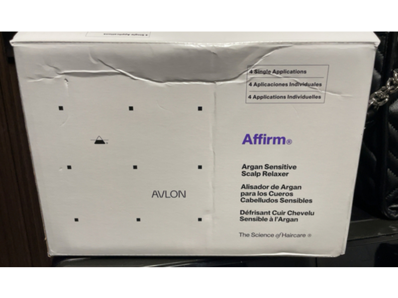 Avlon Affirm Argan Sensitive Scalp Relaxer Kit, 4 Count