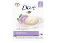 Dove Indulging Bar Soap, Sweet Cream & Peony, 3.75 oz, Pack Of 8 - thumbnail 1