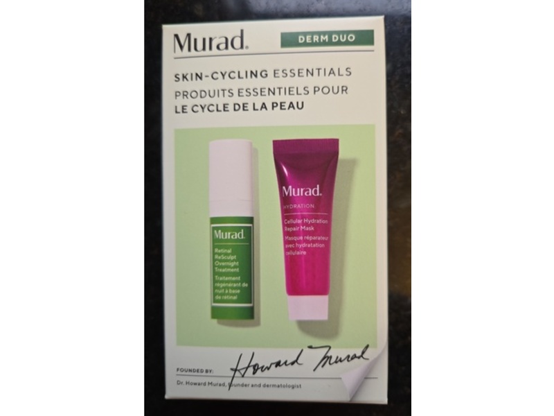 Murad Skin-Cycling Essentials Dream Duo, Cellular Hydration Mask, Retinal Resculpt Treatment,