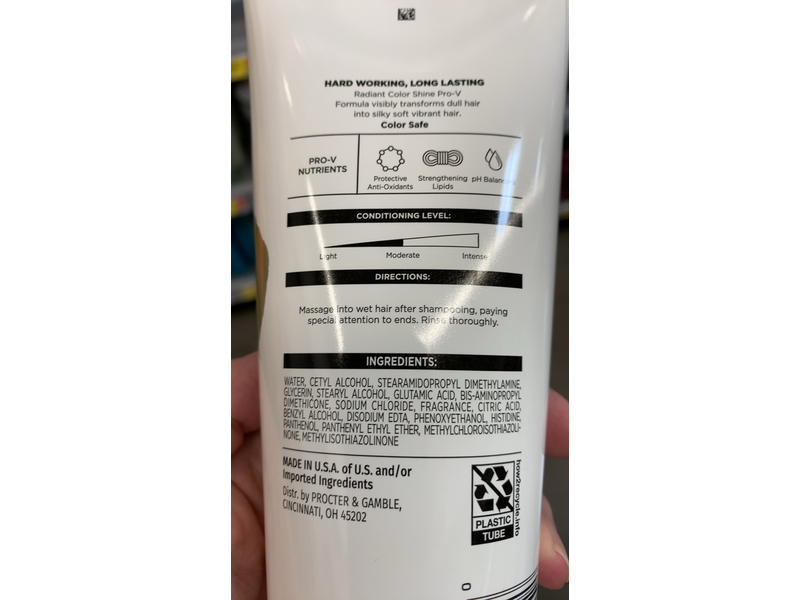 Pantene Pro-V Radiant Color Shine Conditioner, 9 fl oz/269 mL