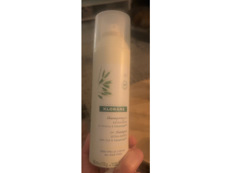 Klorane Dry Shampoo, Oat Milk, 250 mL