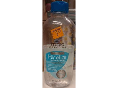 Studio Selection All-In-One Waterproof Micellar Cleansing Water, 13.5 fl oz/399 mL
