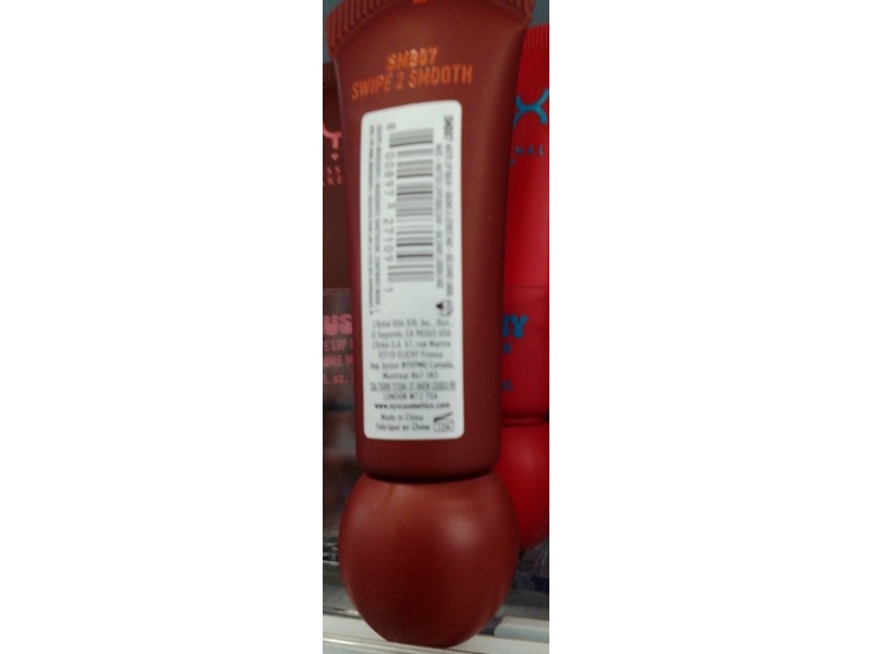 NYX Professional Makeup Smushy Matte Lip Balm, Swipe 2 Smooth, 0.27 fl oz/8 mL
