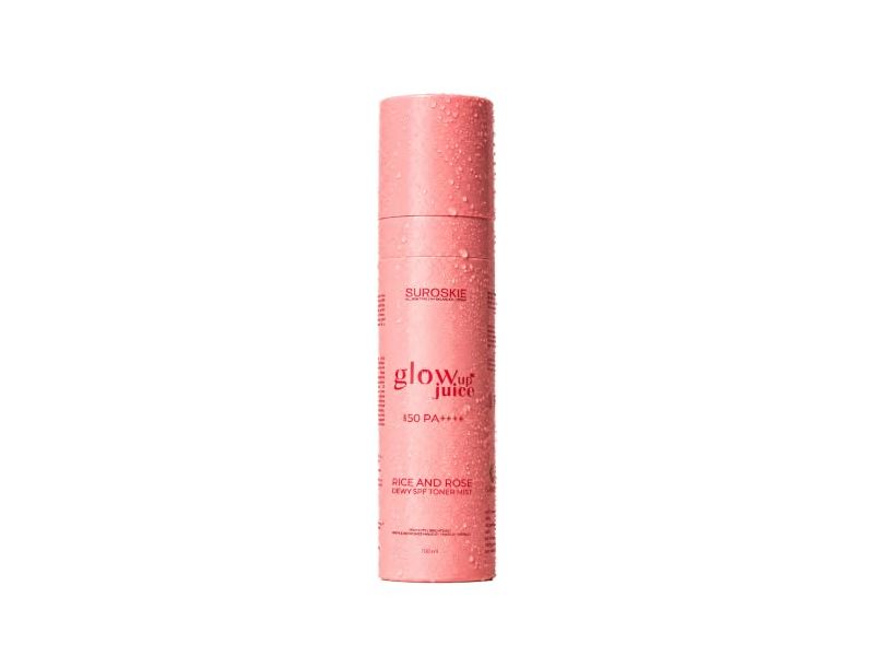 Suroskie Glow Up Juice, Rice And Rose, SPF 35 PA++++, 100 mL