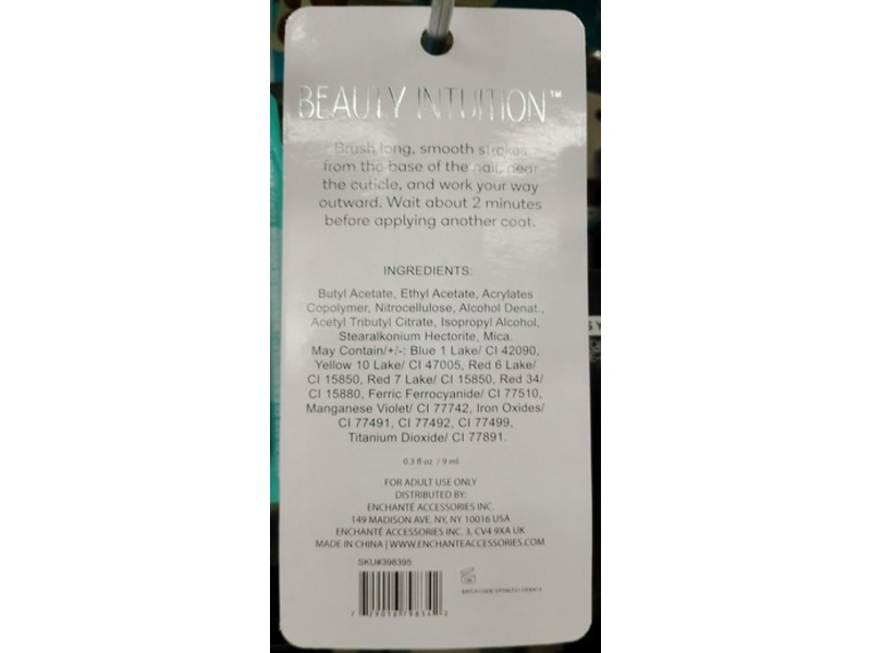 Beauty Intuition High Shine Nail Polish, Tan Nude, 0.3 fl oz/9 mL