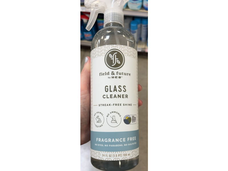 H-E-B Field & Future Glass Cleaner, 24 fl oz/709 mL