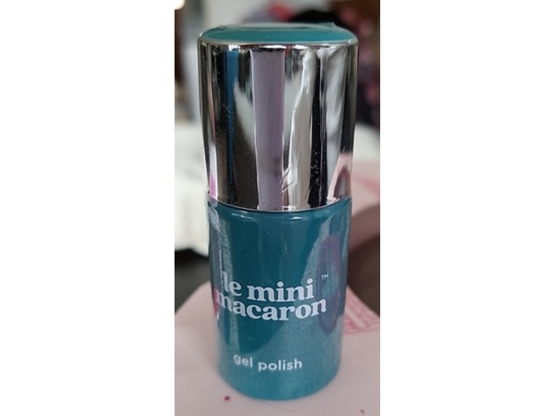 Le Mini Macaron Gel Polish, Blue Lagoon, 0.29 fl oz/8.5 mL