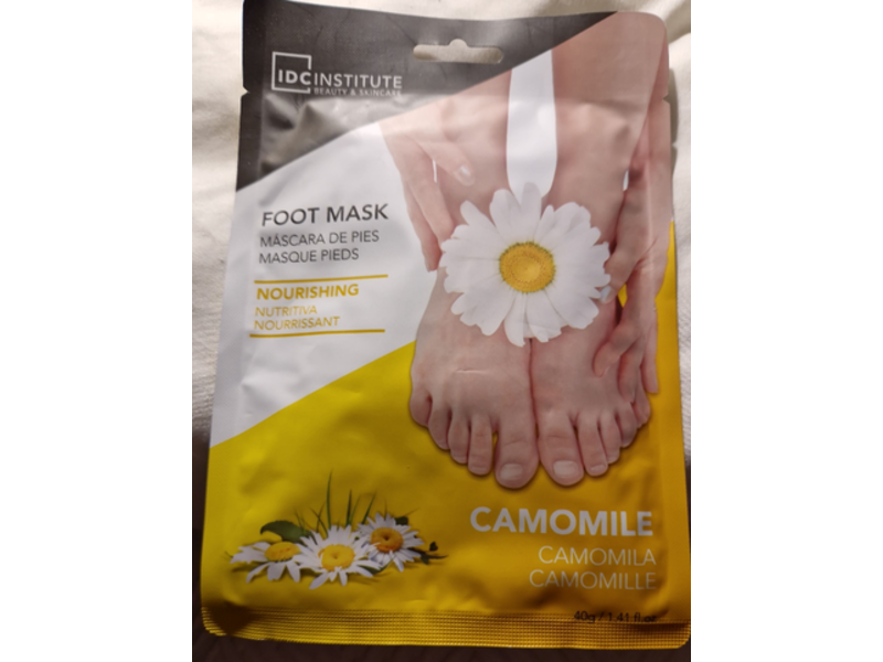 Idc Institute Nourishing Foot mask, Camomile, 1.41 fl oz/40 g