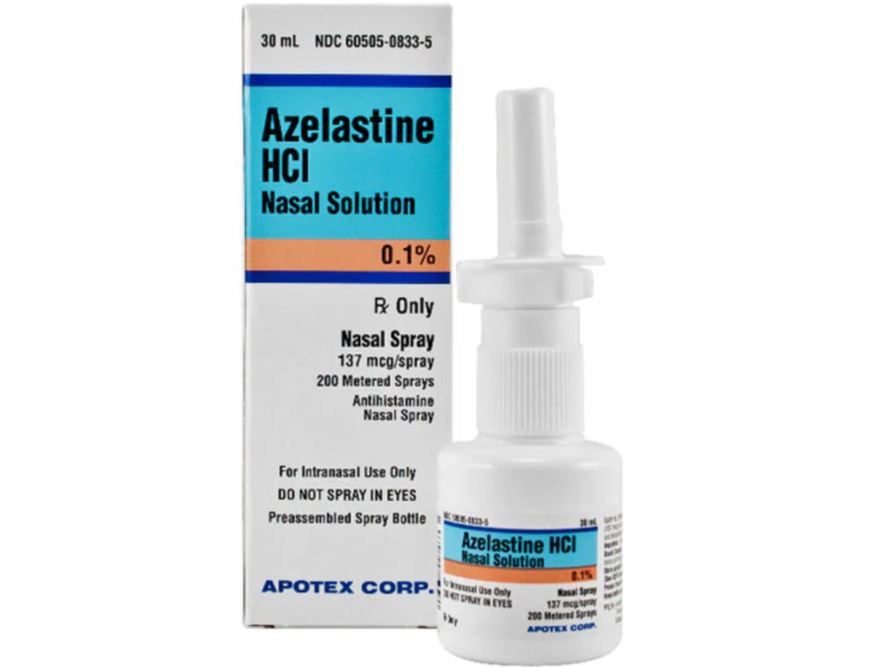 Azelastine HCI Nasal Solution 0.1%, 30 mL, Appotex (Rx)