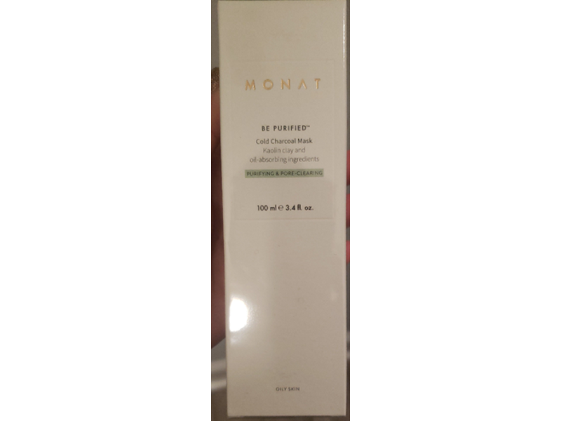 Monat Be Purified Cold Charcoal Mask, Purifying & Pore-Clearing, 3.4 fl oz/100 mL
