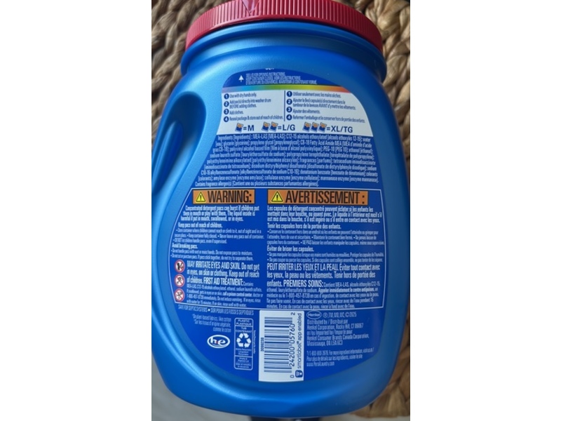 Persil Triple Care Ultra Pacs Oxi+Odor Fighter Laundry Detergent Pacs, 24.6 oz/698 g, 36 Count