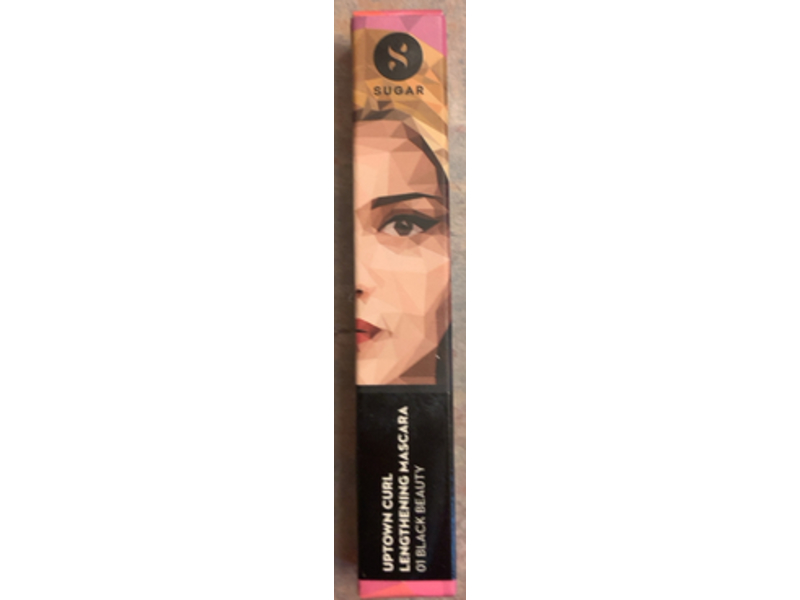 Sugar Uptown Curl Lengthening Mascara, 01 Black Beauty