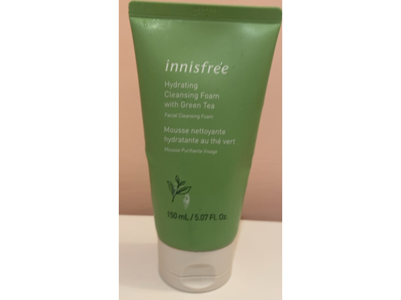 Innisfree Hydrating Cleansing Foam, Green Tea, 5.07 fl oz/150 mL