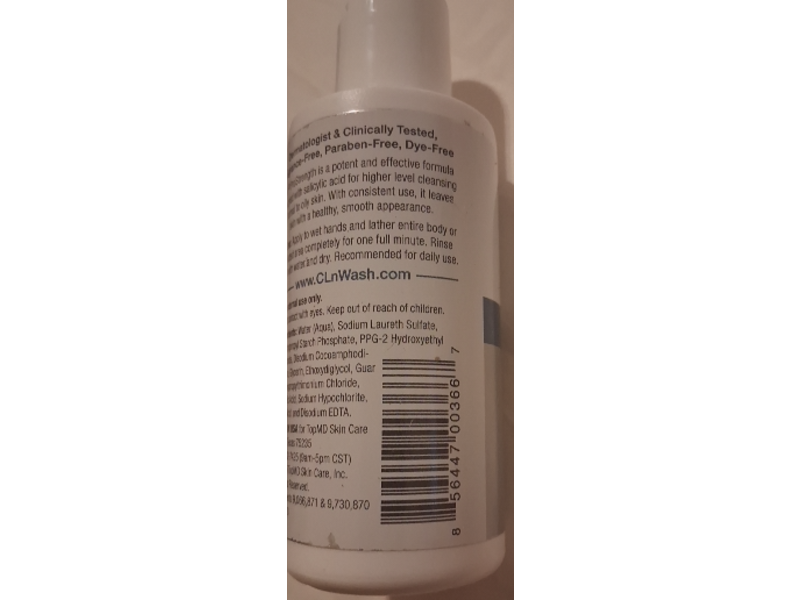 CLn Deep-Cleansing ProStrength Wash, 3 fl oz/89 mL