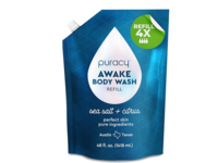Puracy Natural Body Wash Refill, Citrus & Sea Salt, 48 fl oz/1418 mL - thumbnail 1