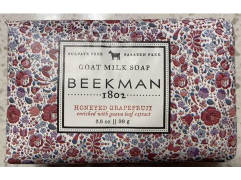 Beekman 1802 Goat Milk Soap, Honeyed Grapefruit, 3.5 oz/90 g