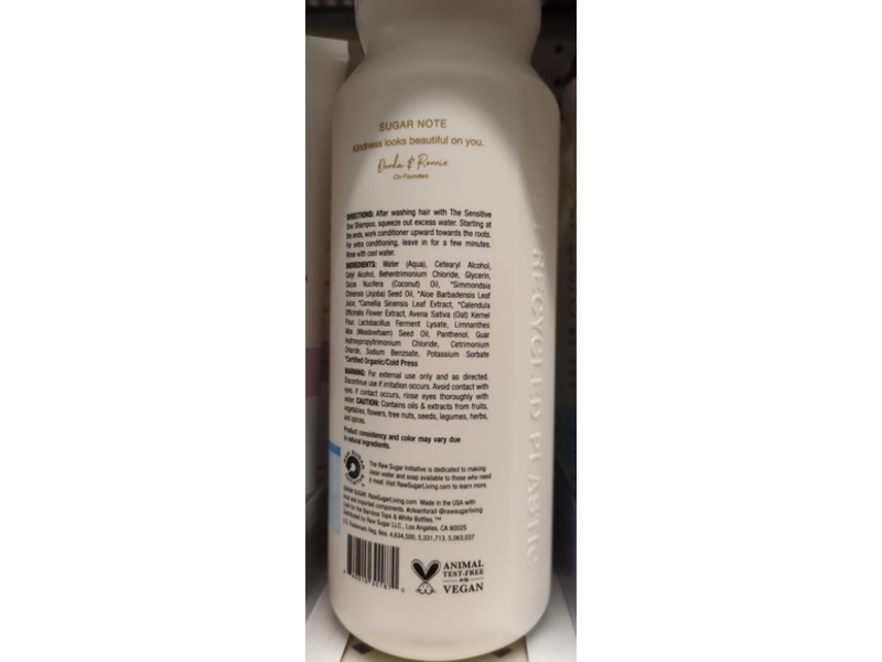 Raw Sugar The Sensitive One Conditioner, 18 fl oz/532 mL