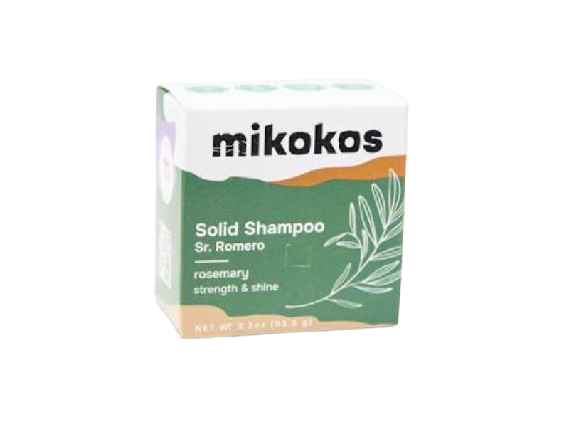 Mikokos Sr. Romero Solid Shampoo, Rosemary, 3.3 oz/93.6 g