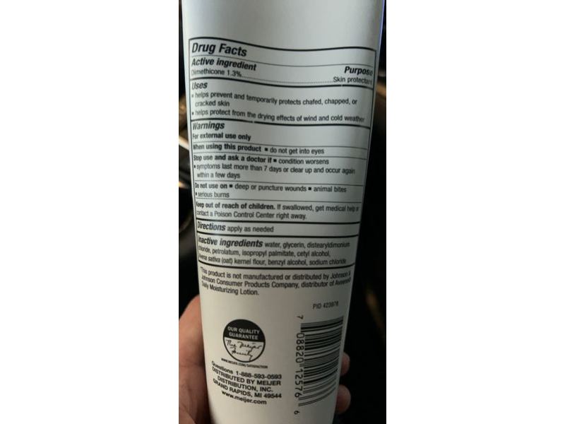 Meijer Daily Moisturizing Lotion, Relieves Dry Skin, 8 oz/227 g