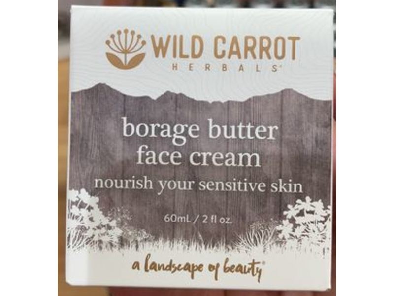 Wild Carrot Borage Butter Face Cream, 2 fl oz/60 mL