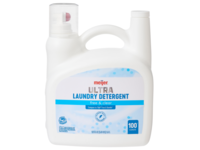 Meijer Ultra Laundry Detergent, Free & Clear, 132 fl oz/3.9 L, 100 Loads - thumbnail 1