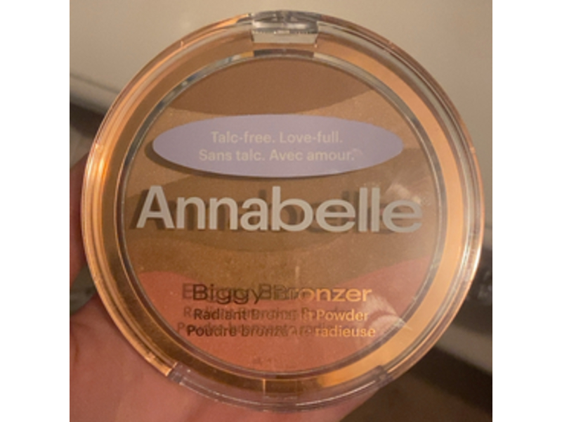 Annabelle Biggy Bronzer Radiant Bronzing Powder, Trio Gold, 0.63 oz/17.8 g
