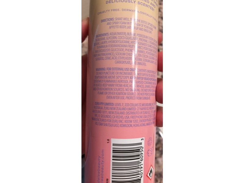 Daise Pineapple Foaming Body Wash, 8.8 oz/250 g