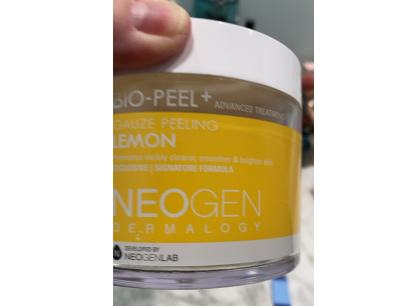 Neogen Dermalogy Bio-Peel + Gauze Peeling, Lemon, 6.76 fl oz/200 mL, 30 Count